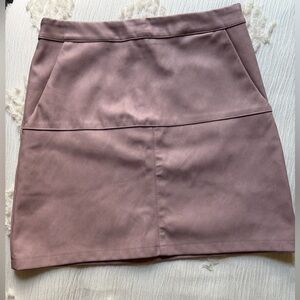 Shinestar Mauve Mini Skirt